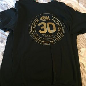 Optimum Nutrition 30th anniversary t-shirt.